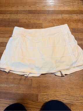 lululemon peach Skirt with Built-in Shorts
